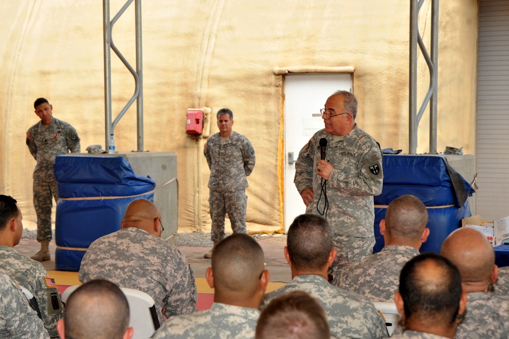 Puerto Rico National Guard Adjutant General Oversees Ceremony in Africa