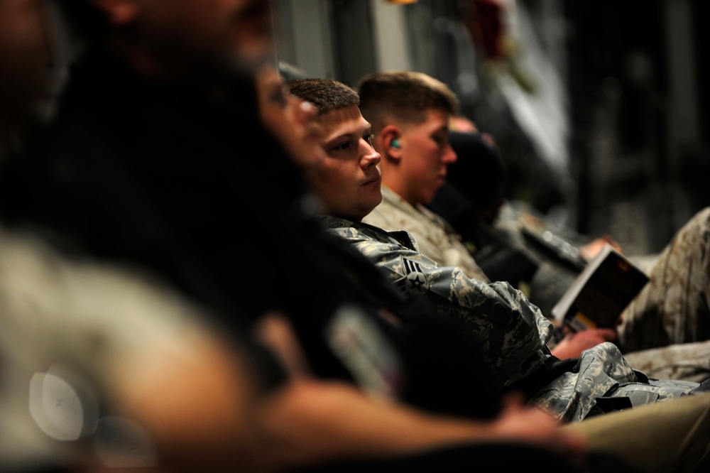 Airmen make deliveries