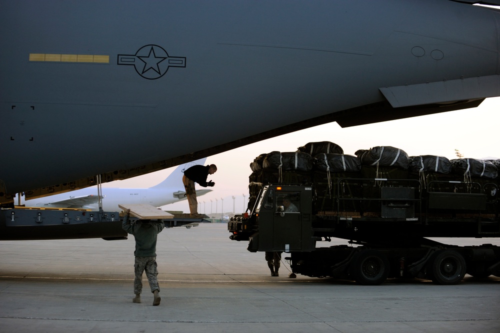 Airmen make deliveries