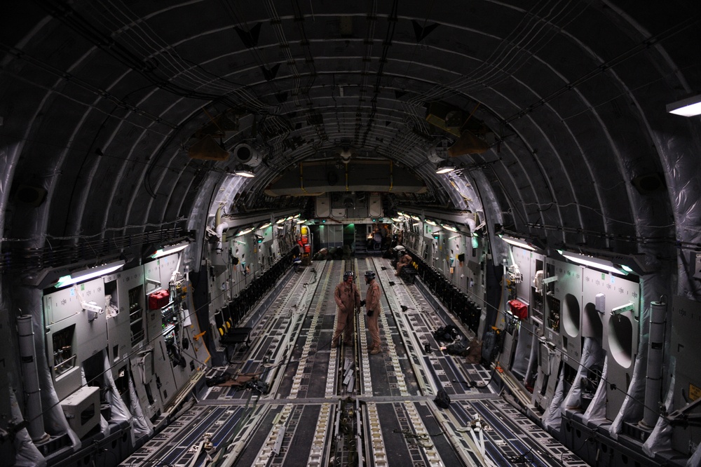 Airmen make deliveries