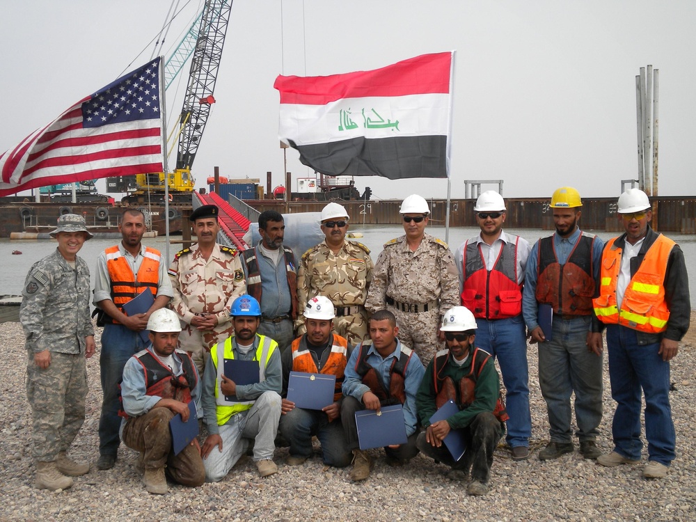 Iraqi Construction Workers Earn U.S. Welding Certification