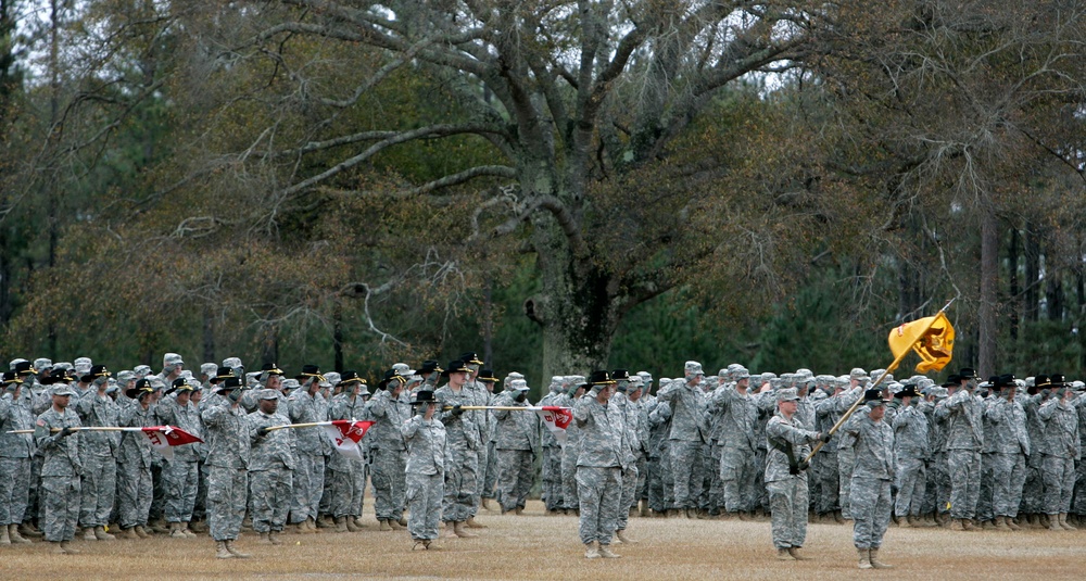 Farewell Ceremony At Camp Shelby, Mississippi