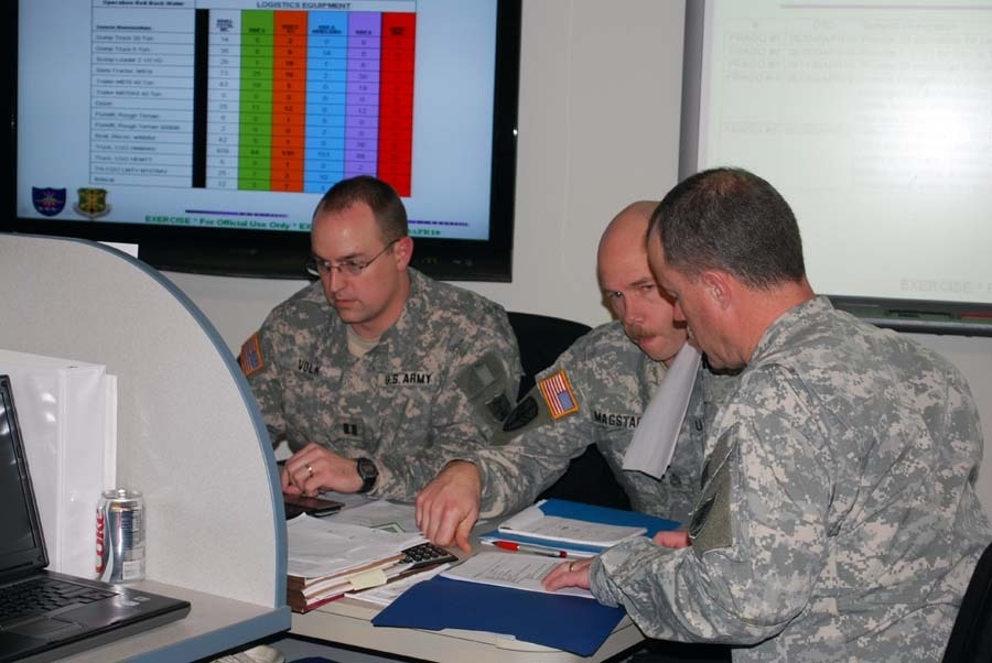 Guard Prepares for Potential Flood through Training Exercise