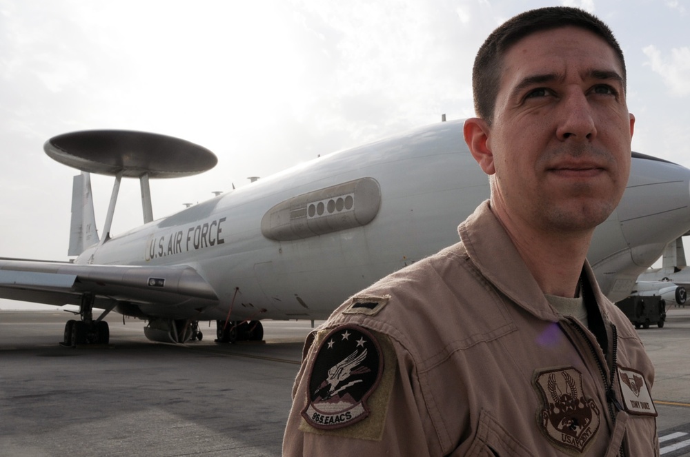 Tinker 1st Lieutenant  Flies Combat Sorties As AWO in Southwest Asia