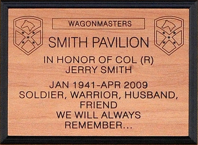 Wagonmasters dedicate pavilion to fallen Soldier