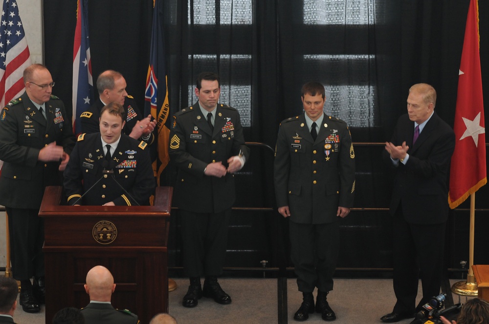 Ohio National Guard Soldier Honored for Courage Under Fire