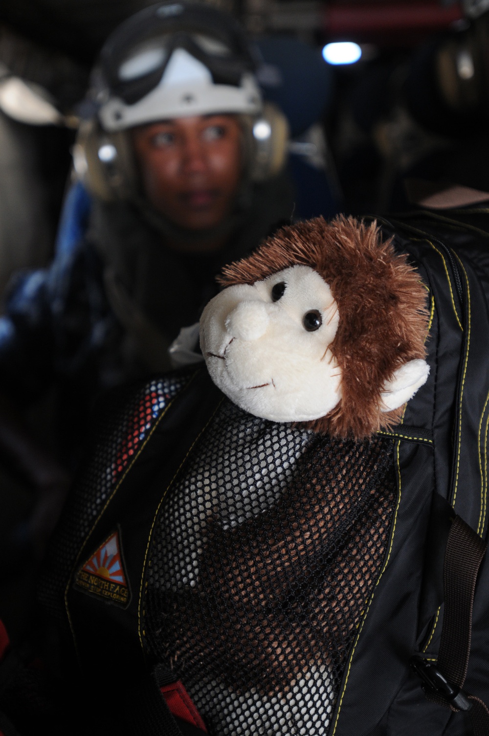 Sailor fixes helicopter used in Haiti relief efforts
