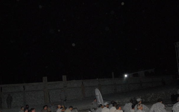 Service members enjoy Super Bowl in Haiti