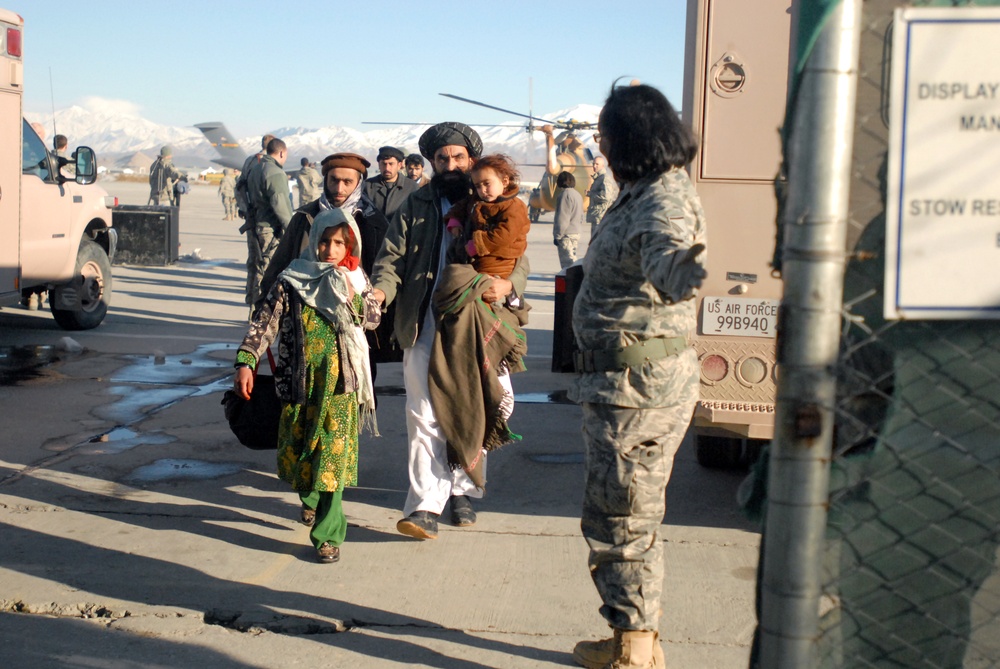 Salang Avalanche Evacuees Get Medical Treatment From ISAF service members