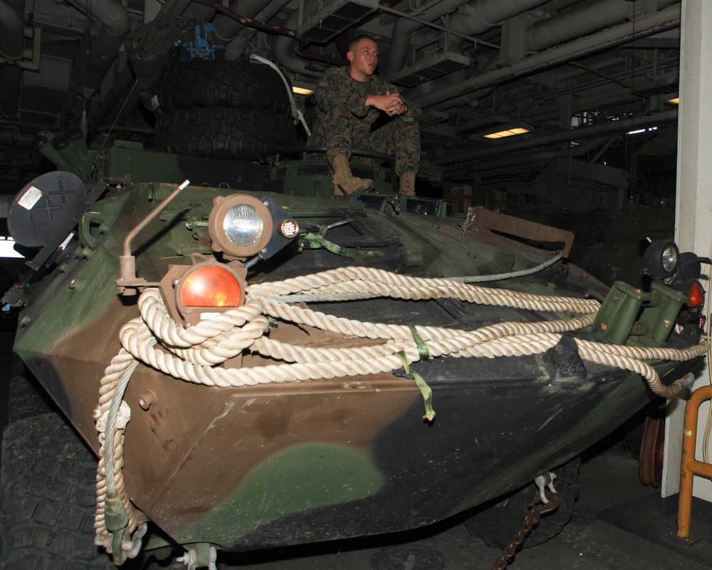 USS Bataan action