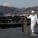 Sailors clean up USS George Washington