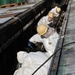 Sailors clean up USS George Washington