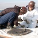 Sailors clean up USS George Washington