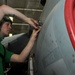 Sailors maintain jets, watch Super Bowl