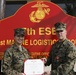 7th ESB Gunnery Sgt. Receives Bronze Star