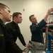 Naval Academy Midshipmen work on laboratory assignments