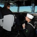 Sailor proposes on USS George Washington navigation bridge