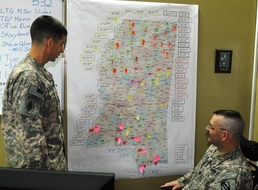 Combat Soldiers in Iraq prepare for stateside hurricanes