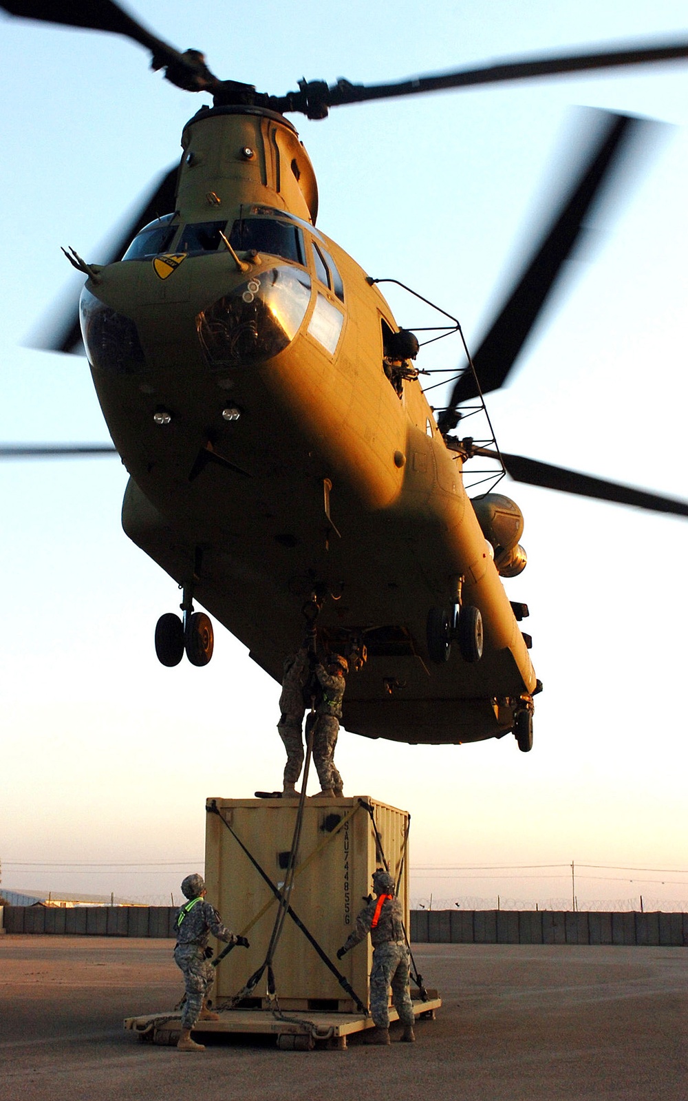 Air Cav undertakes sling load in support of aviation mission