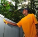 Sailors work in Malaysia