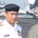 Sailors work in Malaysia