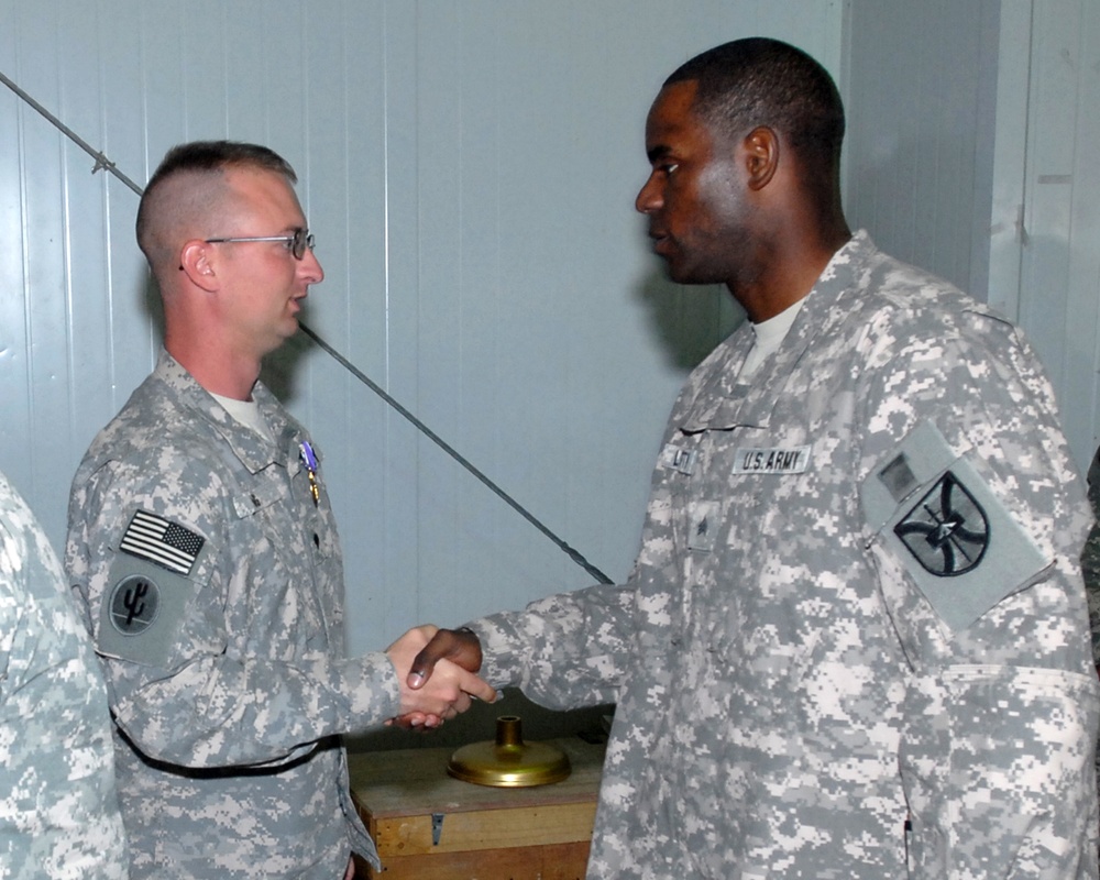 Wichita Soldier gets Purple Heart