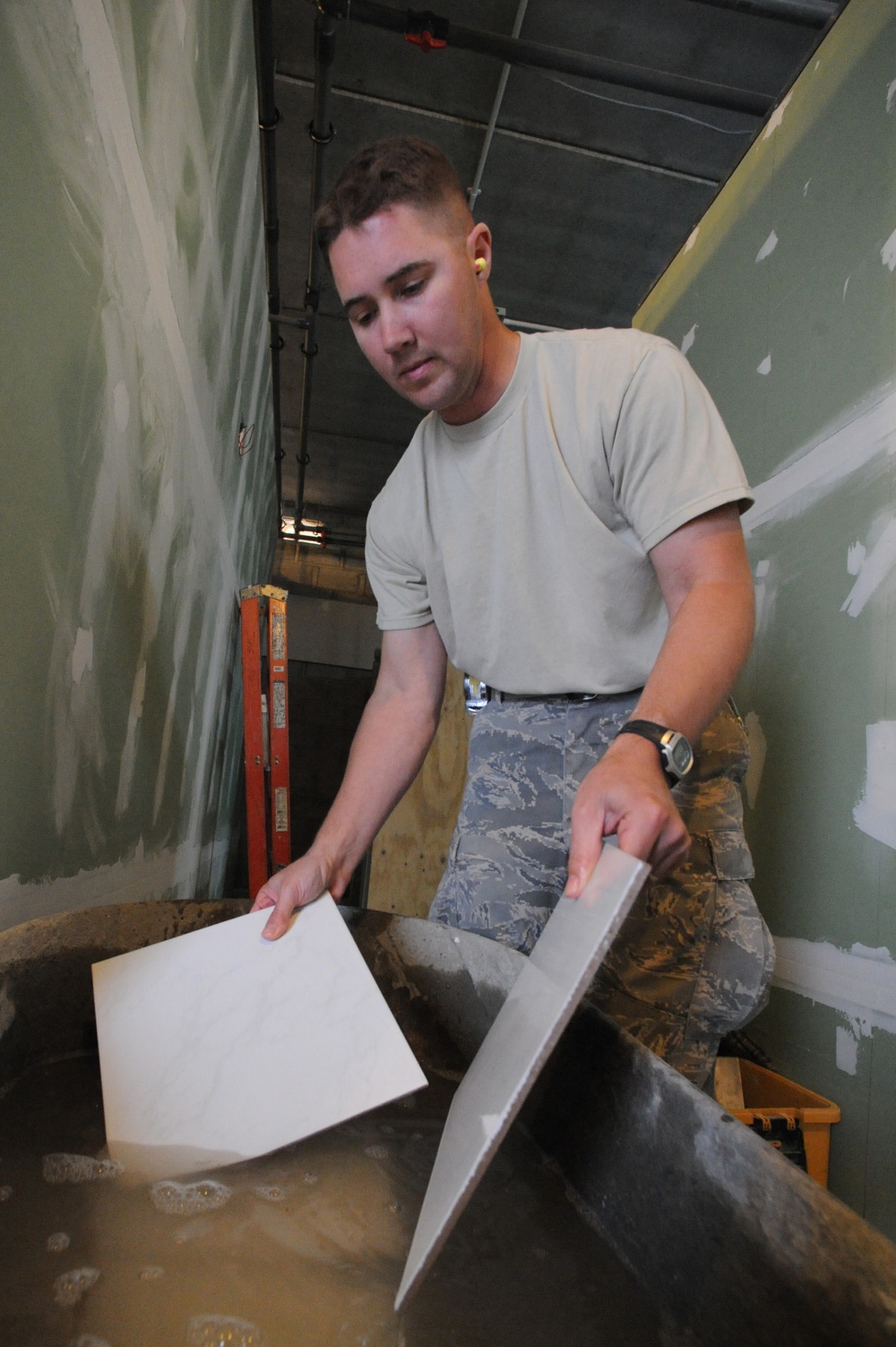 Bunker Bathrooms Under Construction