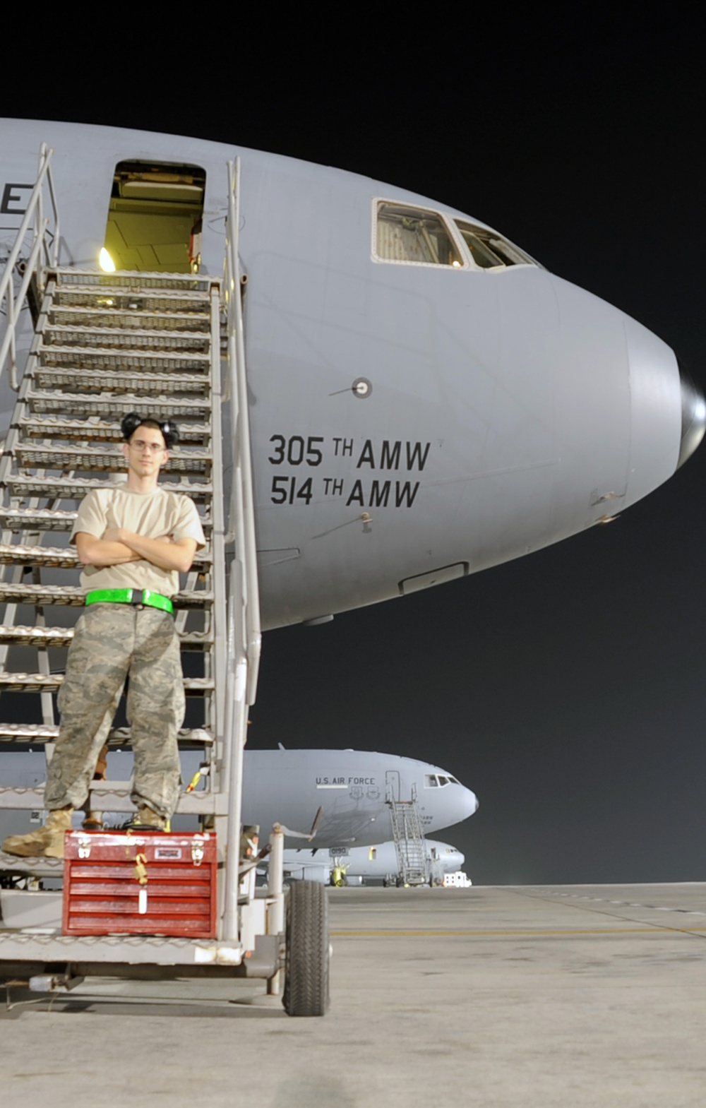 Joint Base McGuire-Dix-Lakehurst Senior Airman Supports KC-10 Maintenance Efforts in Southwest Asia