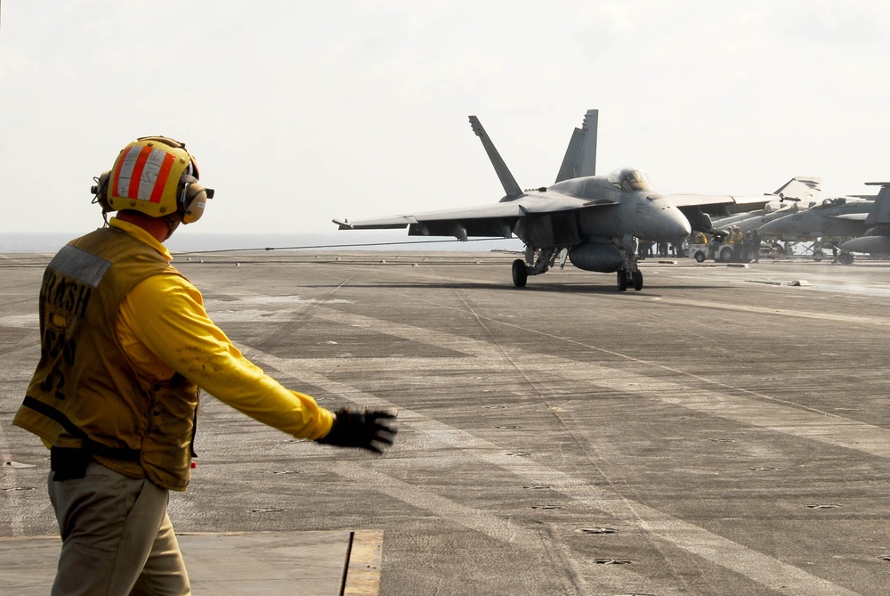 USS Nimitz conducts operations, Feb. 12