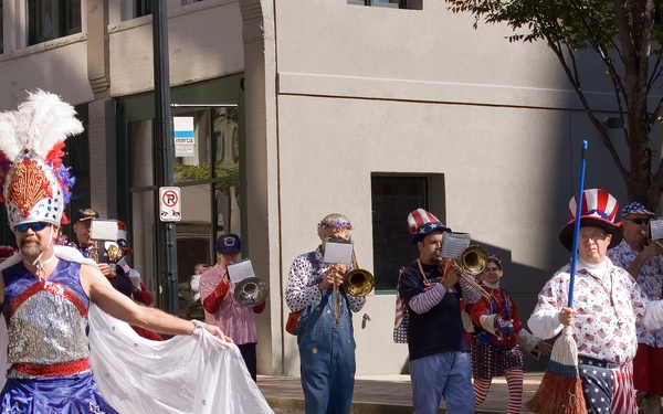Seed and Feed Marching Abominable Band Attended Atlanta Veterans Day Parade