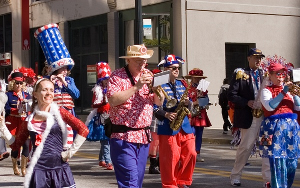 Seed and Feed Marching Abominable Band Attended Atlanta Veterans Day Parade