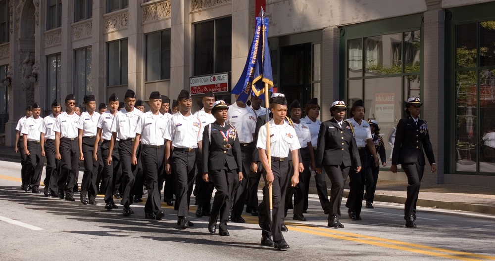 Southwest Dekalb NJROTC at Atlanta Veterans Dav Parade