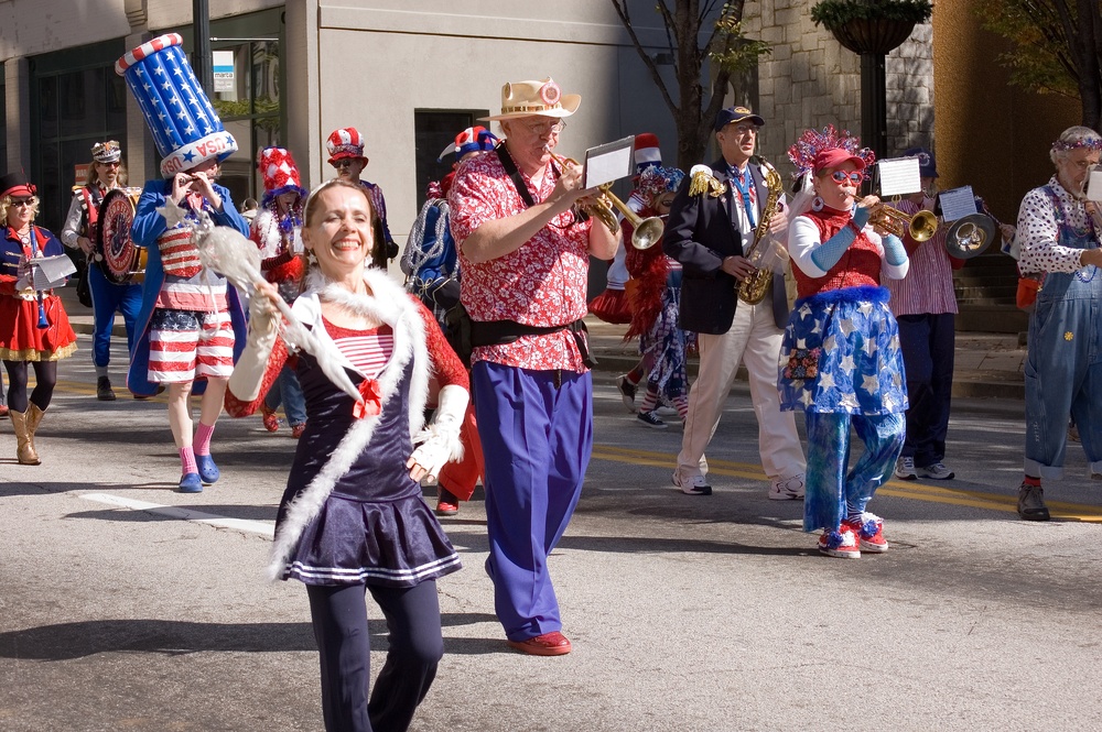 Seed and Feed Marching Abominable Band Attended Atlanta Veterans Day Parade