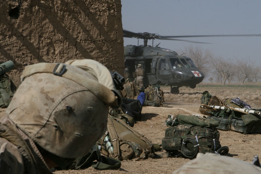 Marines, Afghan Soldiers Battle Taliban in Marjah