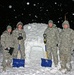 Patriot Academy Soldiers Build Igloo