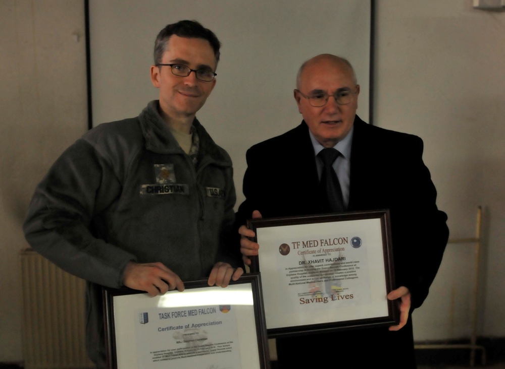 U.S. KFOR expert explains 'Emergency Radiology' in Gjilan