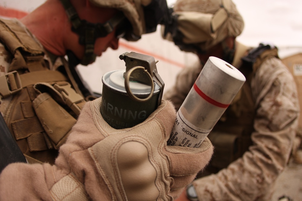 Despite Weather, 1st Battalion, 2nd Marines Clears Range 210