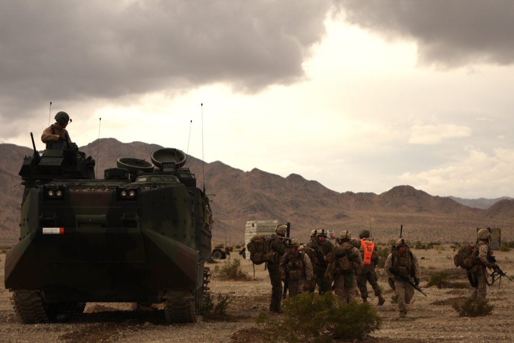 Despite Weather, 1st Battalion, 2nd Marines Clears Range 210