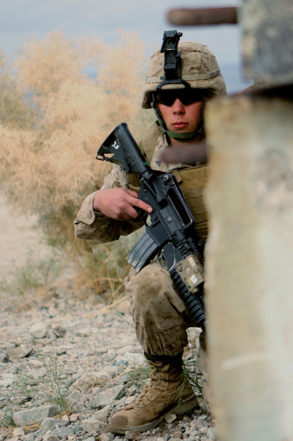 Despite Weather, 1st Battalion, 2nd Marines Clears Range 210