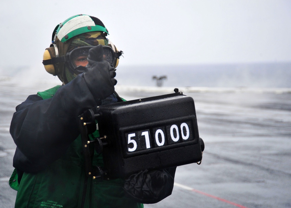 USS Carl Vinson action