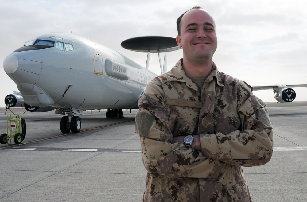 Canadian Forces Master Corporal, Powassan Native, Flies on Combat AWACS Missions As Senior Surveillance Technician