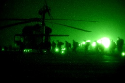 U.S. Army Aviation air assaults Coalition Force into Marjah, Afghanistan