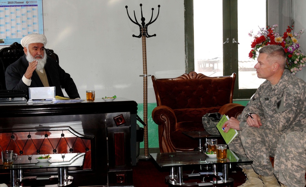 Staff Judge Advocate Meets With Parwan Justice Officials