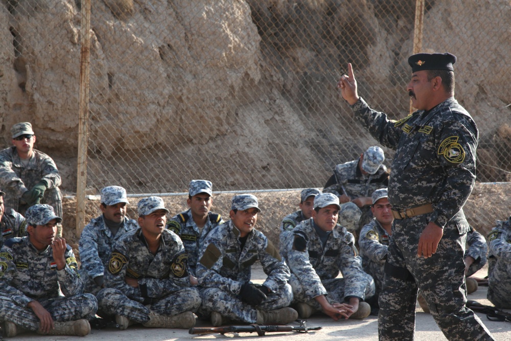 Iraqi police training