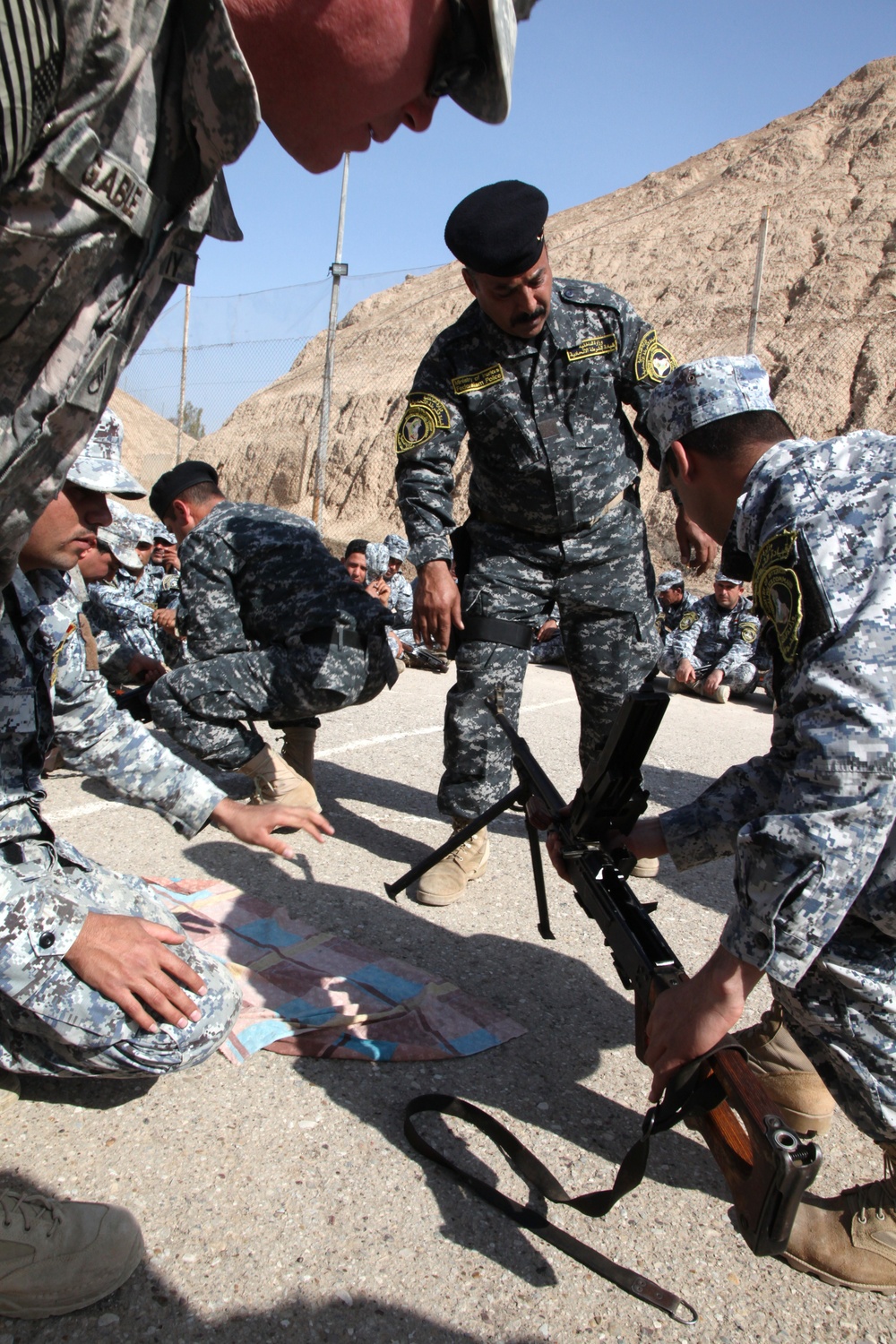 Iraqi police training