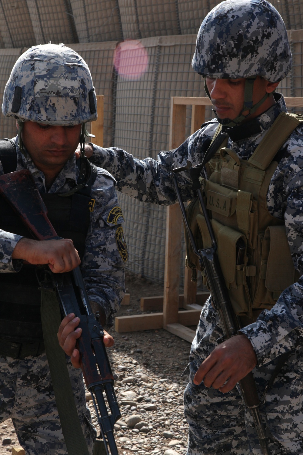 Iraqi police training