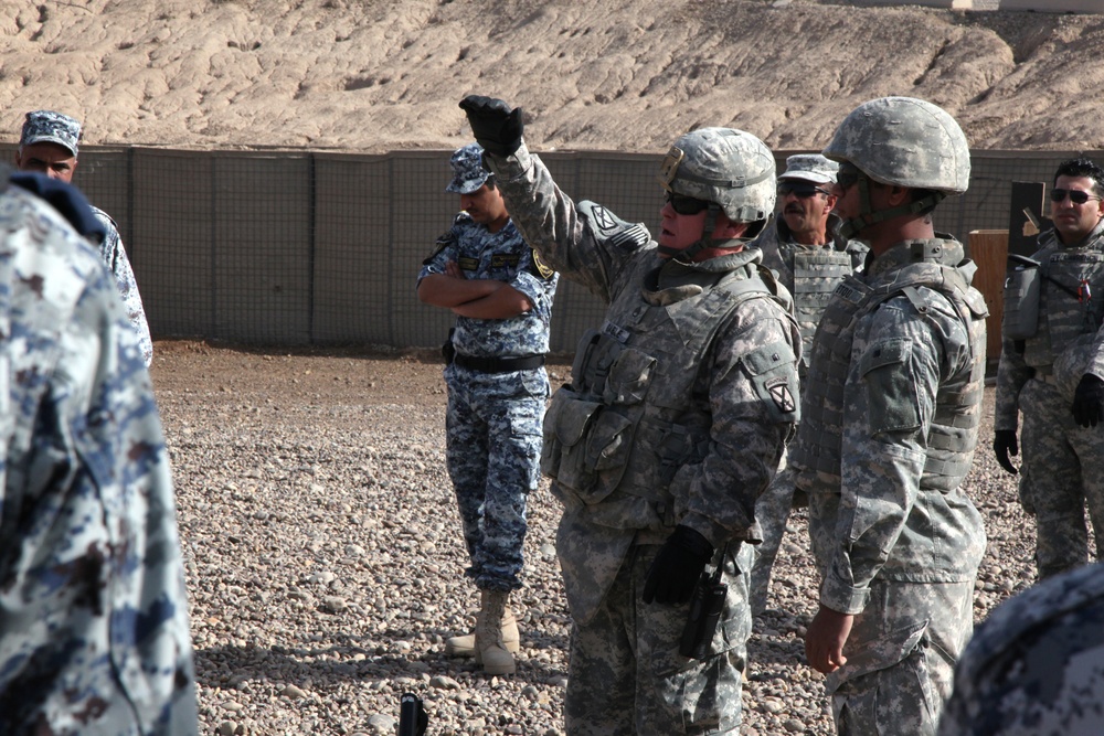 Iraqi police training