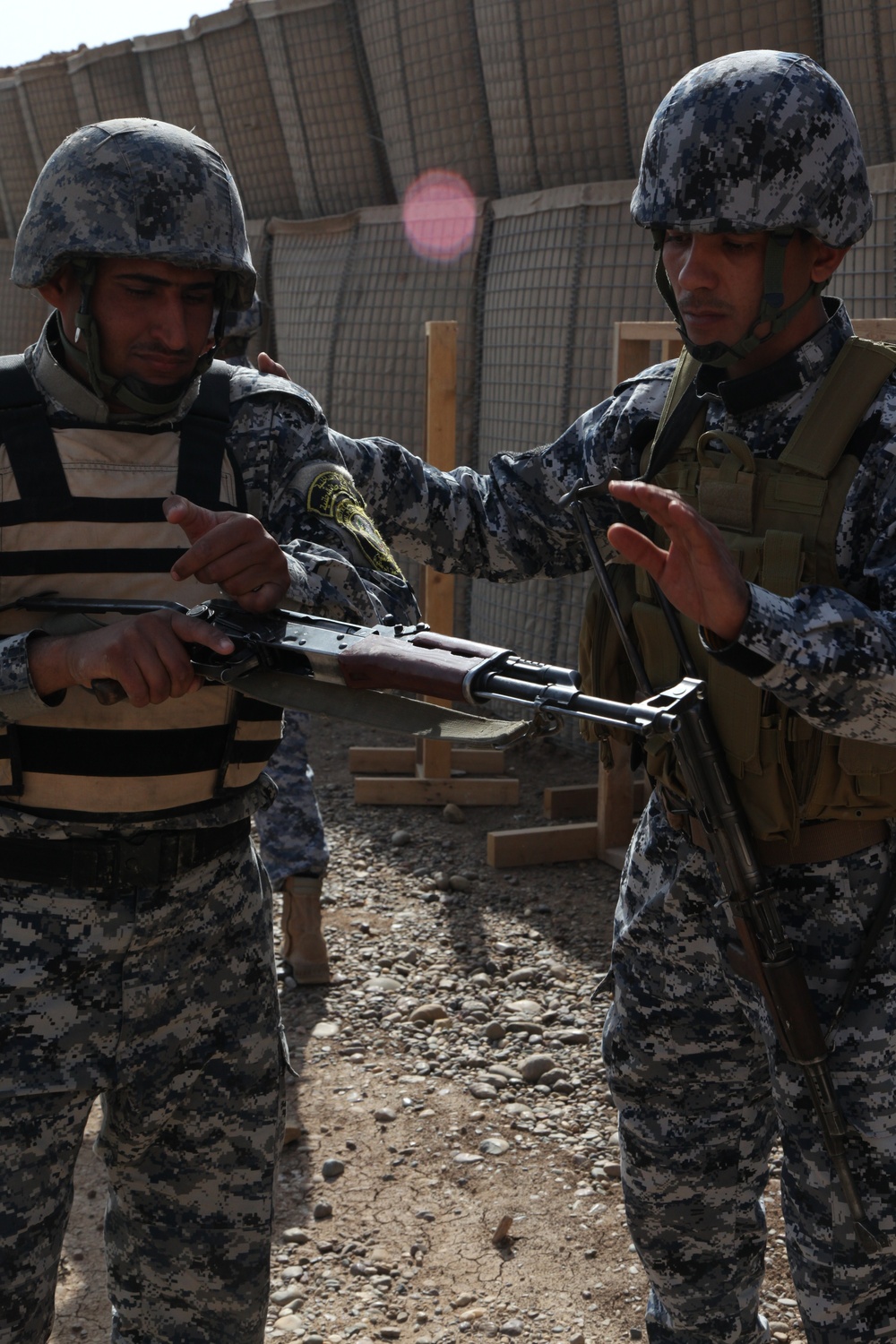 Iraqi police training