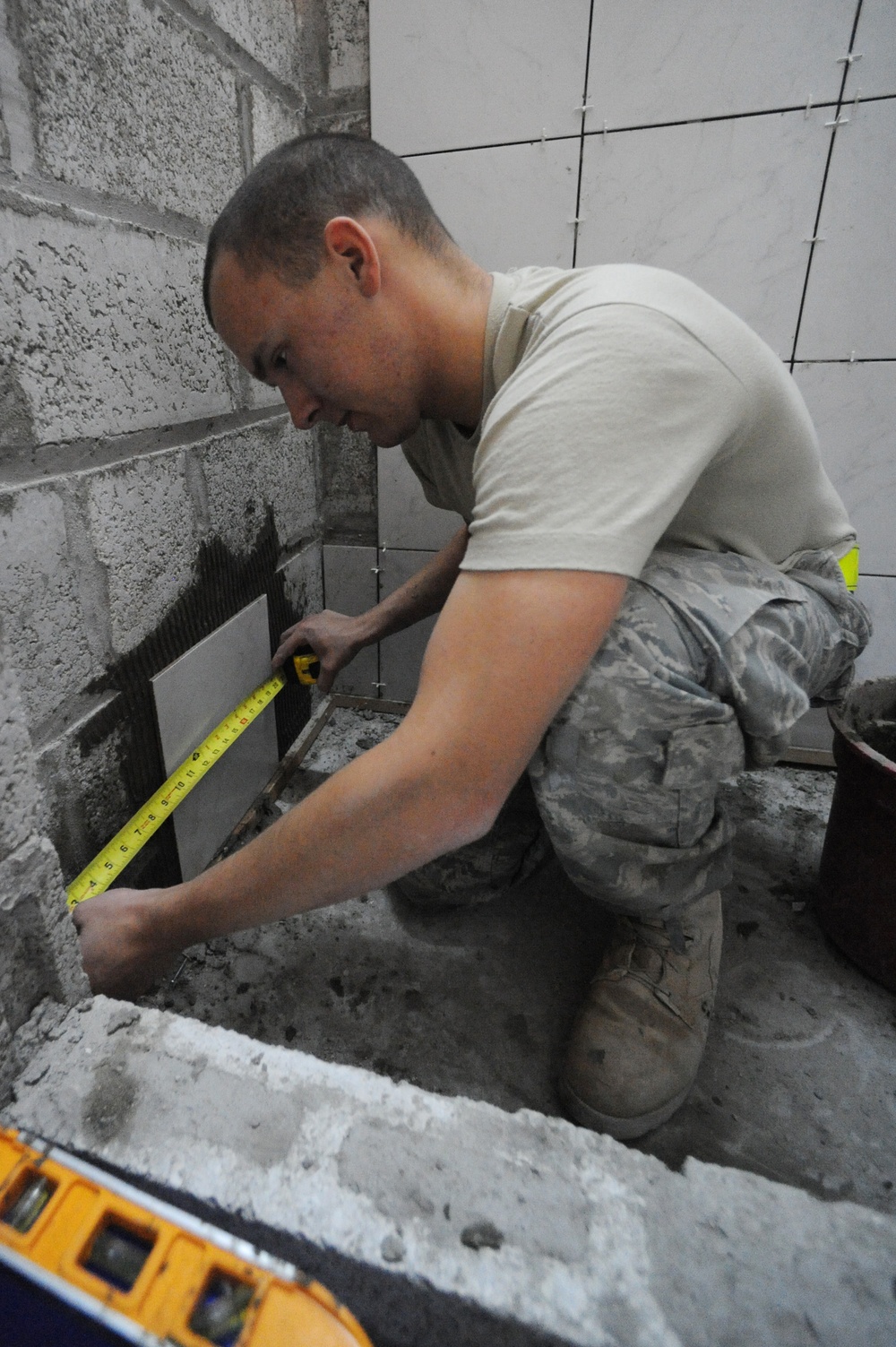 Bunker Bathrooms Under Construction