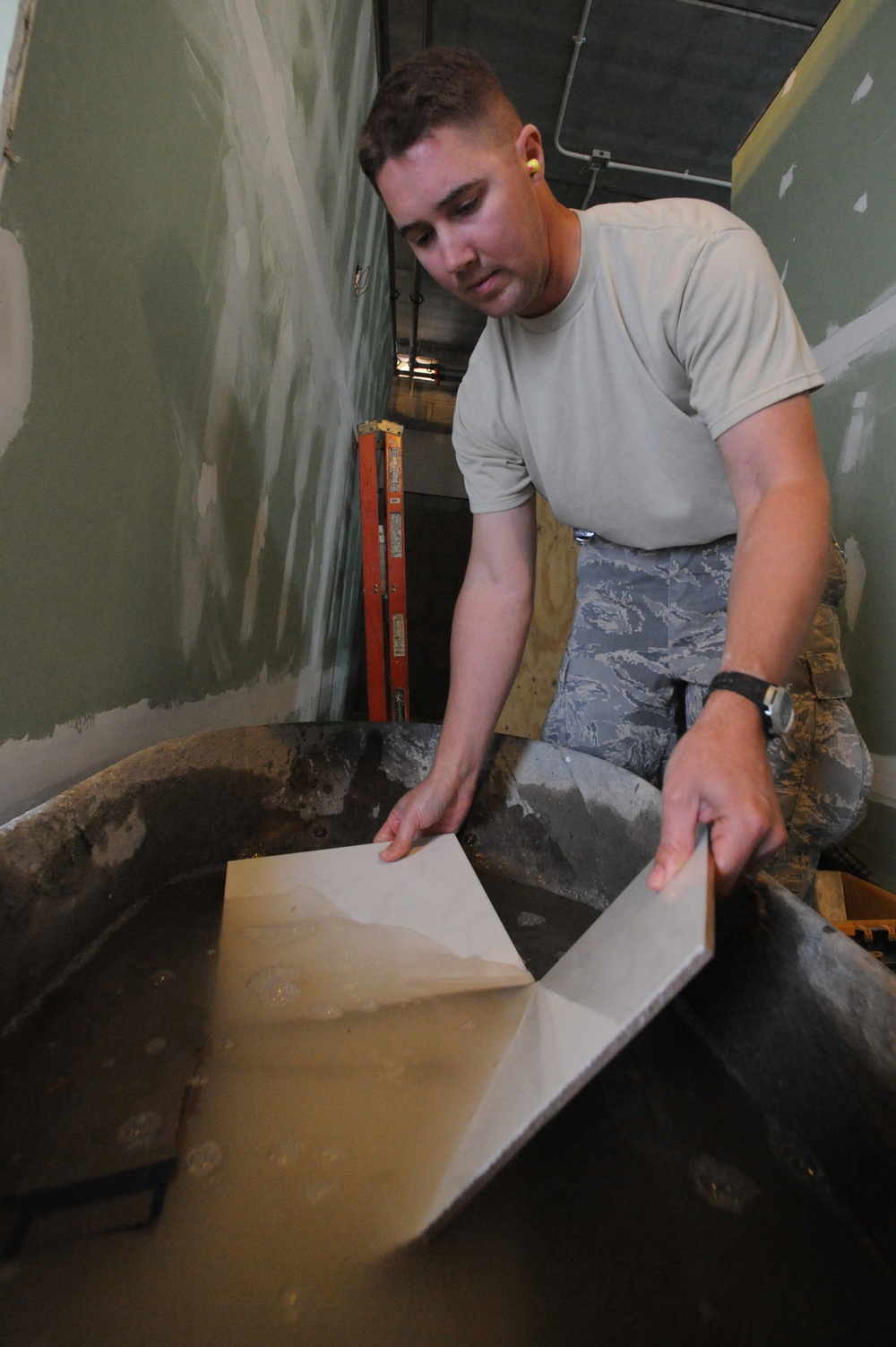 Bunker Bathrooms Under Construction